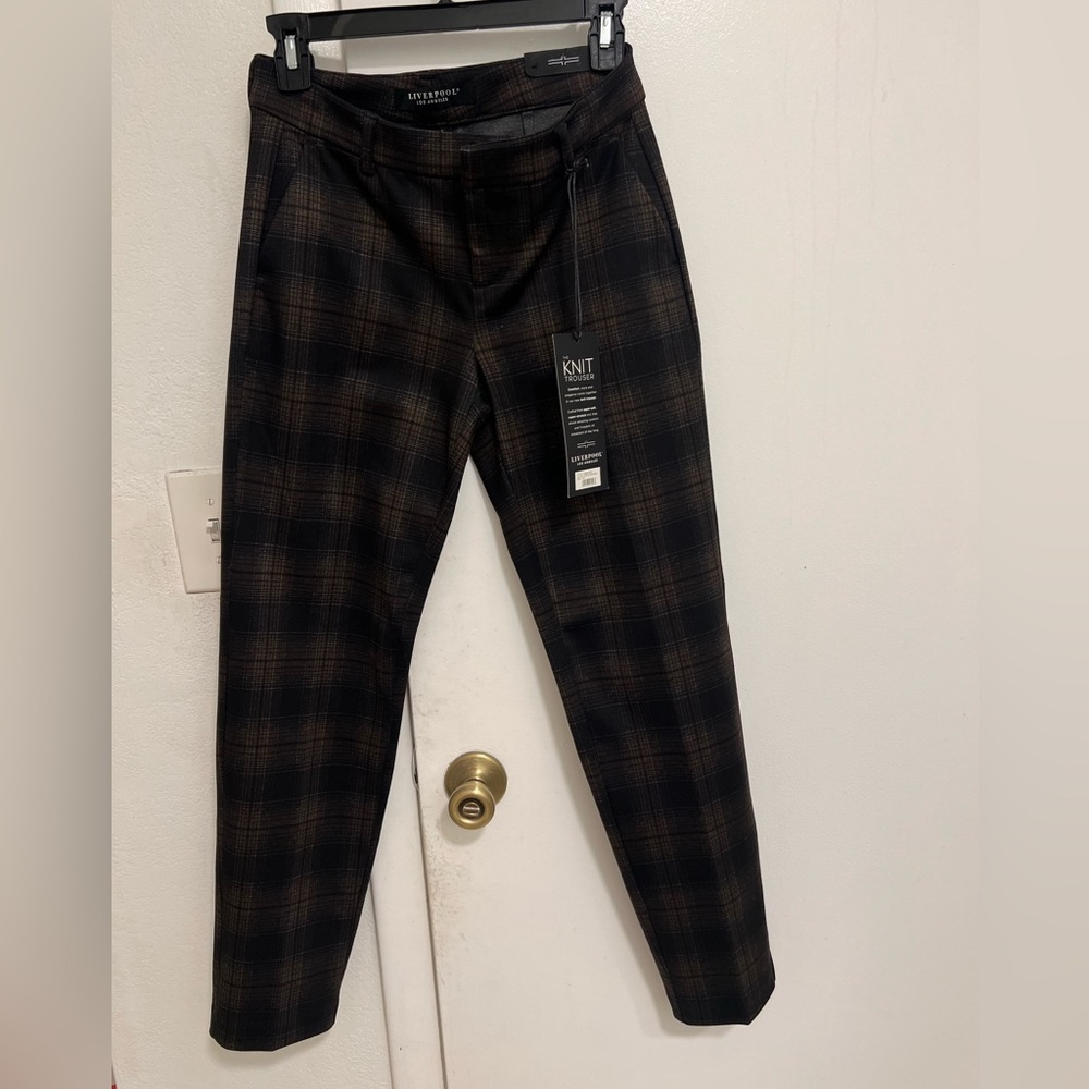 LIVERPOOL Women’s Plaid Trousers Size 25
